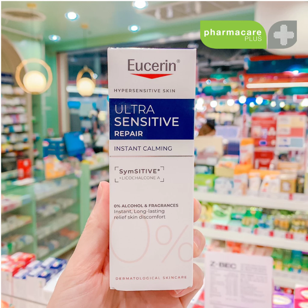 ✨เปลี่ยนแพ็คเก็จ✨💖 Eucerin Instant Calming 50ml ยูเซอริน อินสแตนท์ คาล์มมิ่ง 50 มล.บำรุงผิวหน้าแดง แพ้ง่าย ระคายเคือง
