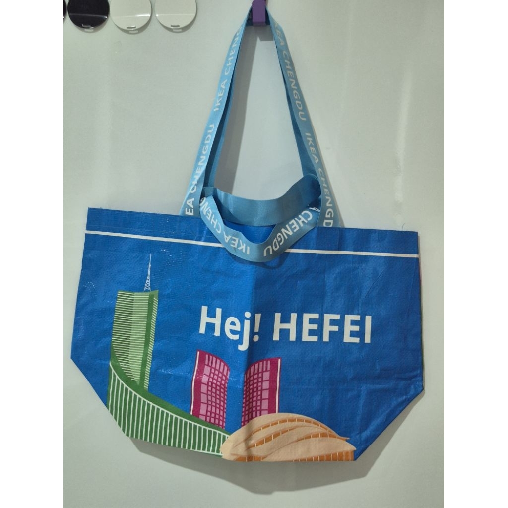 ถุงใส่ของ IKEA Limited Edition Chengdu กับ Hefei ของแท้ 1000% ขนาด 54×33 cm
