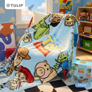 Tulip Fleece ผ้าห่มขนแกะเทียม TFG45 ทอยสตอรี่ Toy Story ลิขสิทธิ์แท้ Disney Pixar ผ้าห่มฟลีซ สัมผัสนุ่มพกพาสะดวก