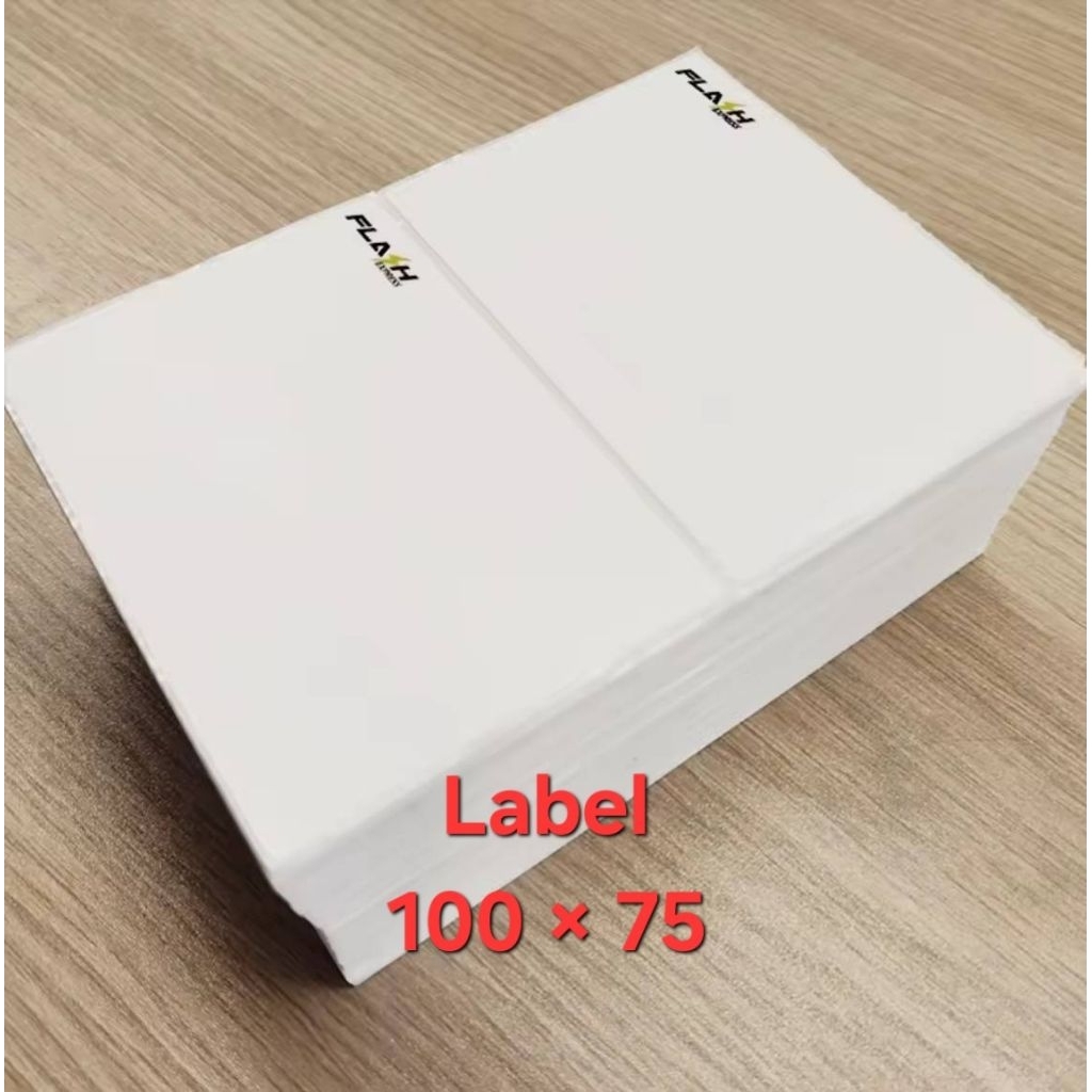 กระดาษ ลาเบล ขนาด 100 × 75 1000ใบ/แพ็ค