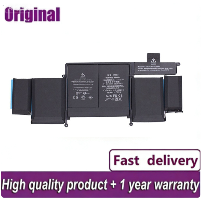 For Suitable Apple PRO Retina A1502 Me864 Me865 A1582 A1493 Laptop Battery