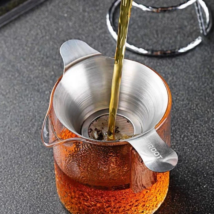 【ซื้อ 1 แถม 1】ตะแกรงกรองชา กากชา และกากกาแฟ สแตนเลสแท้ใช้ในอุตสากรรมอาหาร