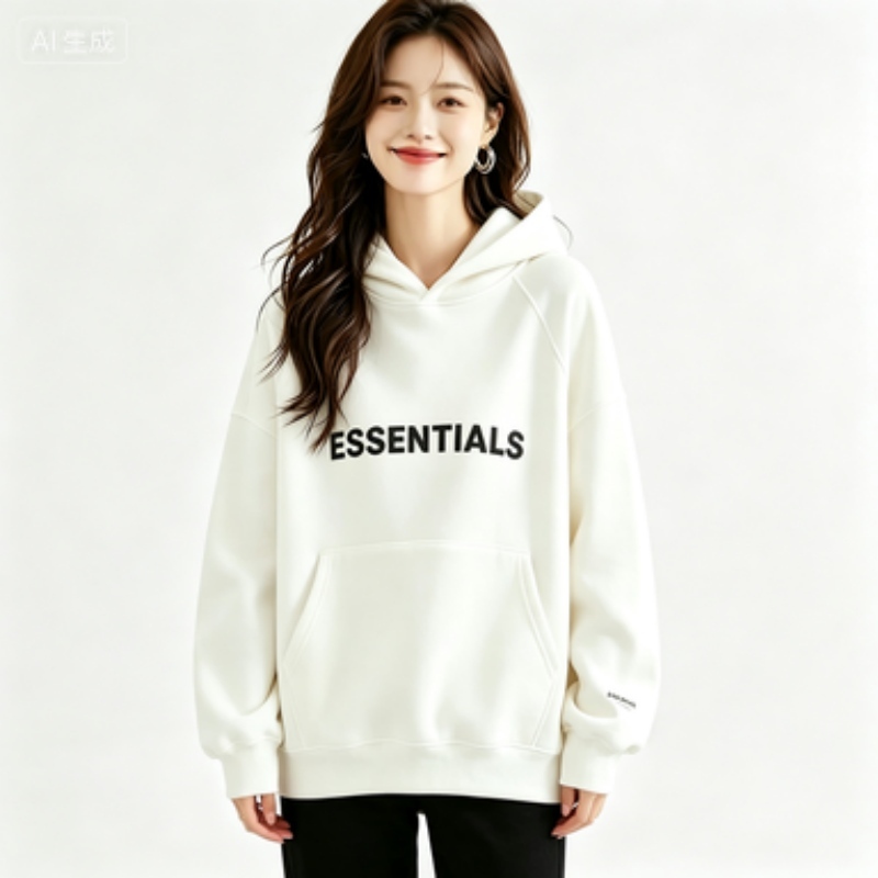 High-Quality Street Wear Hoodie Letter Design Craft Hooded Sweatshirt Unise