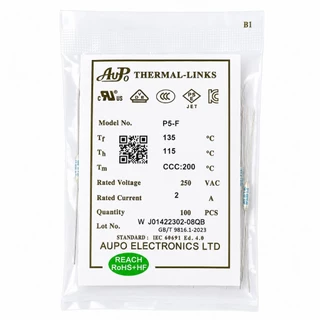 เทอร์โมฟิวส์พัดลม 135⁰C 145⁰C 2A 250V ยี่ห้อ AUPO แท้ คุณภาพดี