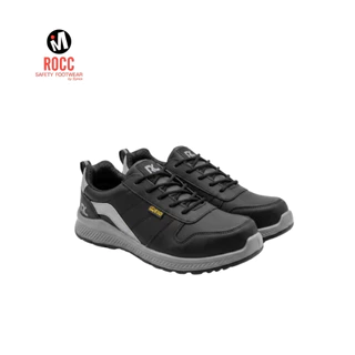 ROCC รองเท้าเซฟตี้ รุ่น LY-2245B-C2 สีดำ หัวกันกระแทก พื้นกันเจาะทะลุ