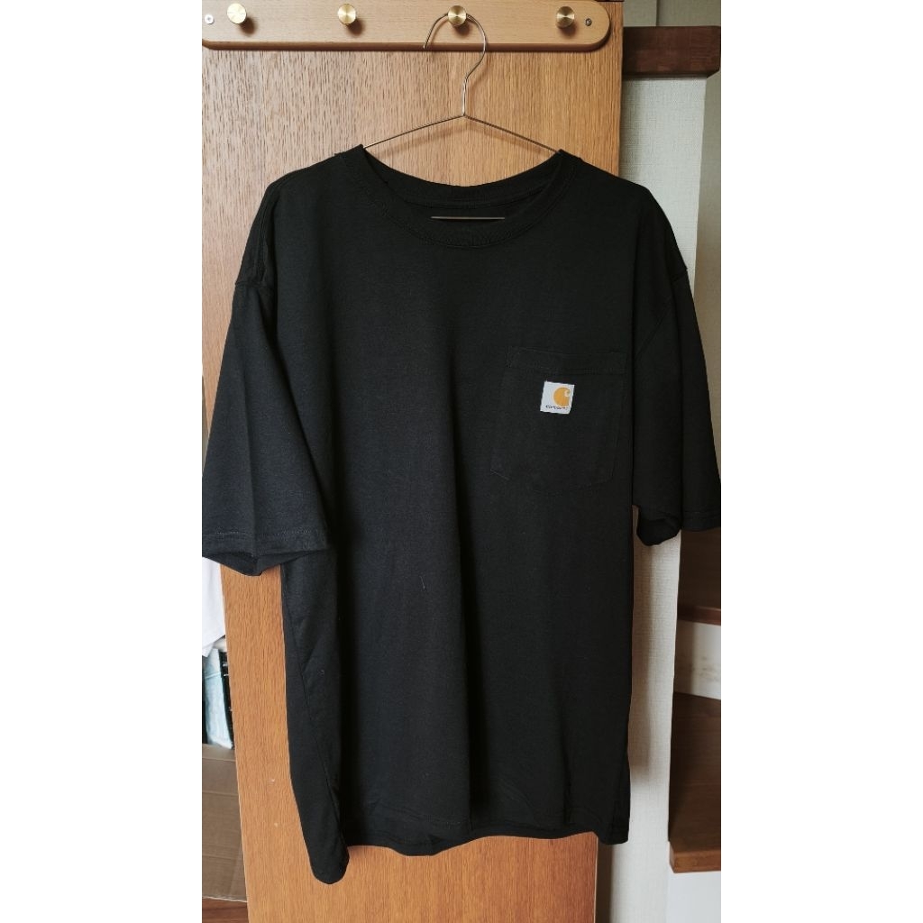 Carhartt k87 เสื้อยืดกระเป๋าหน้า แนวสตรีท ทรง Oversized รูปที่ 2