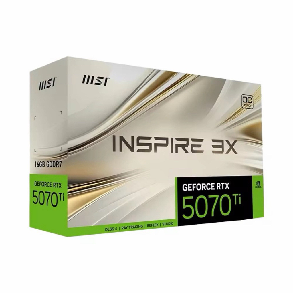 For Inspire 3X OC ATI RTX 5070 Ti DDR 16GB 320bit PCI Express 4.0 DirectX 12 Workstation New Video M