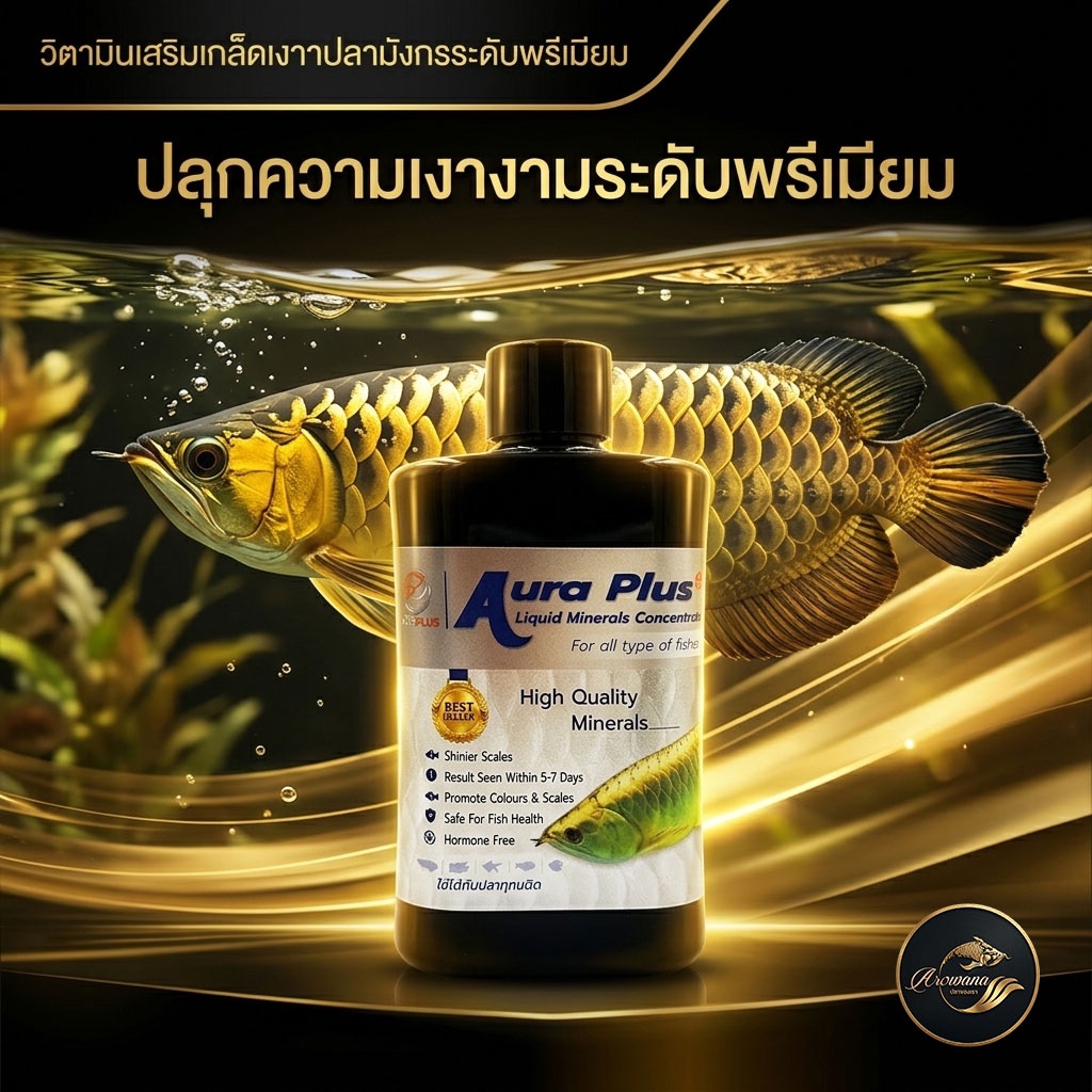 Aro Plus แร่ธาตุรวมสูตรเข้มชนิดน้ำ Aura Plus