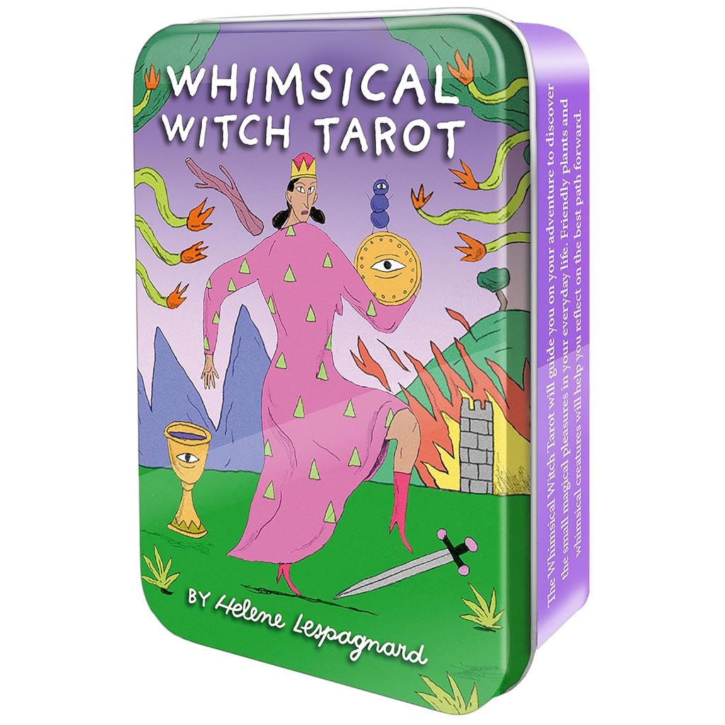 ✨พร้อมส่งแท้💯/Instock Whimsical Witch Tarot in a Tin🔮✨ไพ่ทาโรต์
