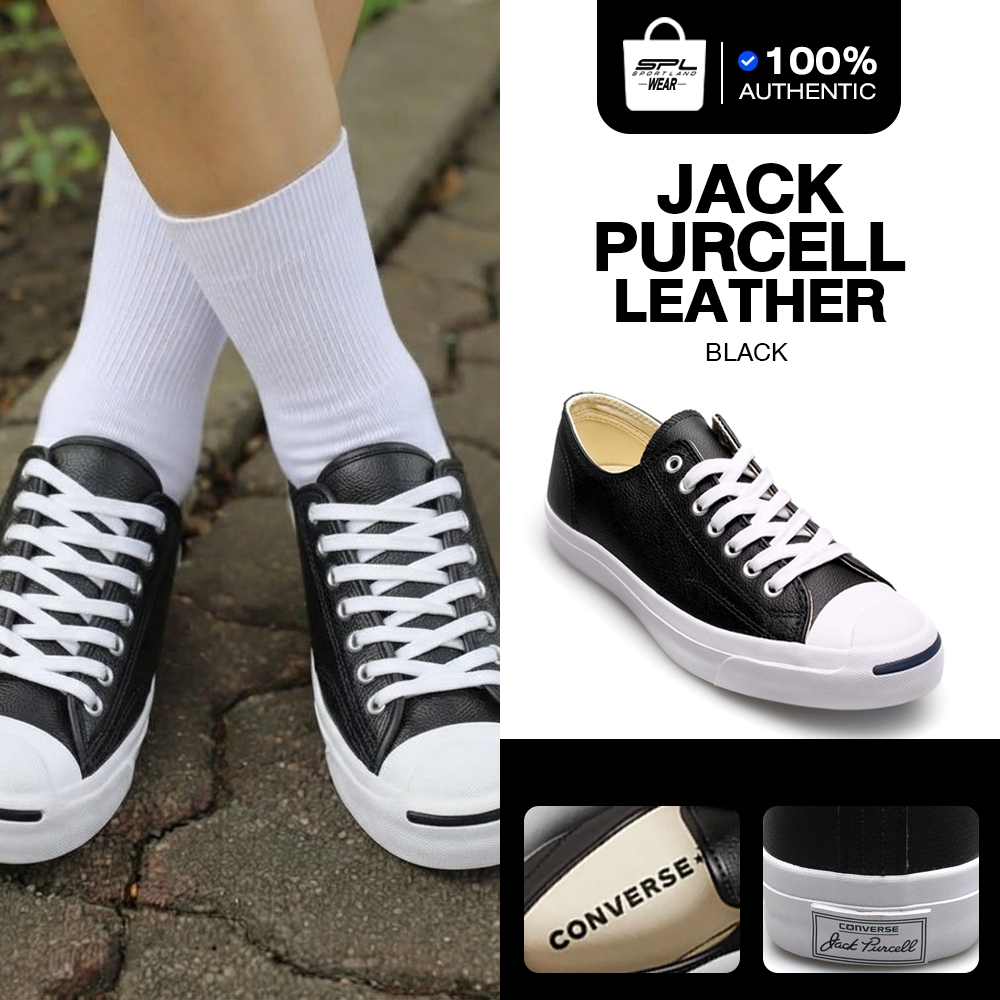 Converse CR Collection Outlet รองเท้าคอนเวิส OL UX JackPurcell 19 รุ่น 121006661WW / 121006662BK  (3100)