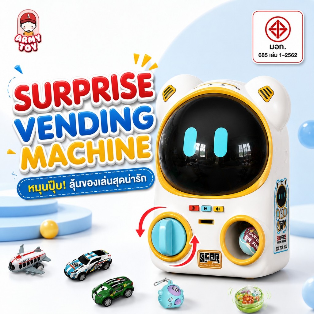 ของเล่น หุ่นยนต์ FEELO Surprise Vending Machine ของเล่น Surprise TOYS