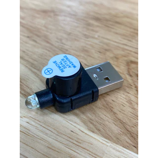 USB Tester เช็คการทำงานของคอมพิวเตอร์เมื่อเครื่องทำงานสมบูรณ์ USB พร้อมเสียงเตือน (LED+Buzzer)