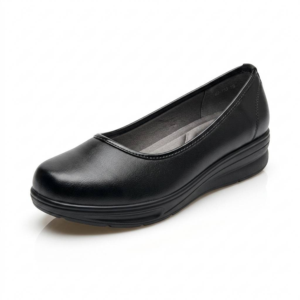 Heavy Shoesรองเท้าหนังคัชชูผู้หญิงในเครือแบรนด์LANISรุ่น LS0709 สีดำ