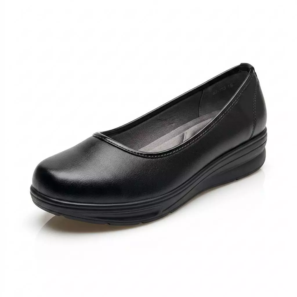 Heavy Shoesรองเท้าหนังคัชชูผู้หญิงในเครือแบรนด์LANISรุ่น LS0709 สีดำ