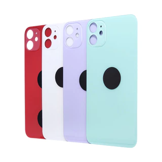 กระจกฝาหลัง สำหรับ IP 11 ( มี LOGO ) FREE กาว มี 5สีให้เลือก พร้อมส่ง