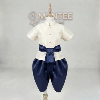 ชุดไทยเด็กผู้ชาย ชุดราชประแตนเด็ก ชุดท่านขุนมีมากกว่า 10สีไซส์1-10 ขวบ