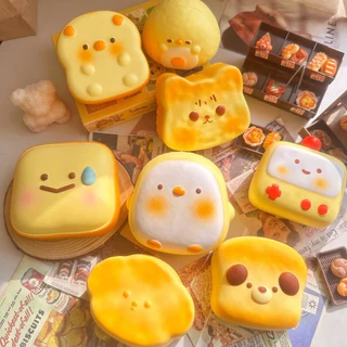 สไลม์ ของเล่นสไลม์ squishy แตงโม ลูกไก่ หมี ฯลฯ สไตล์น่ารัก นุ่มนิ่ม ปลดปล่อยอารมณ์และคลายความเครียด