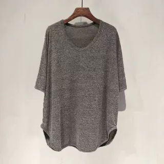 พร้อมส่งในไทย** เสื้อทรงดอเวอร์ไซส์ แขนสั้น คอกลม เสื้อแบบบาง Y347