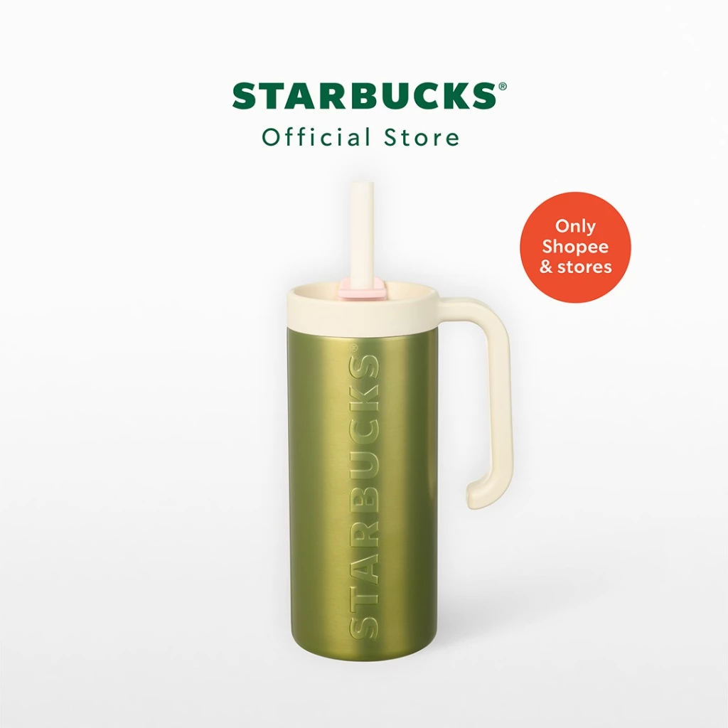 Starbucks Stainless Steel Tropical Whimsy Cold Cup 18oz. ทัมเบลอร์สตาร์บัคส์สแตนเลสสตีล ขนาด 18ออนซ์ A11182757