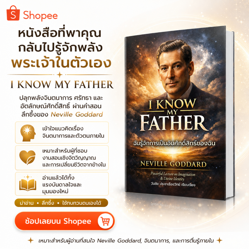 I KNOW MY FATHER ฉันรู้จักการเป็นอันศักดิ์สิทธิ์ของฉัน - Neville Goddard (เรียบเรียงโดย วันชัย ประชาเรืองวิทย์)