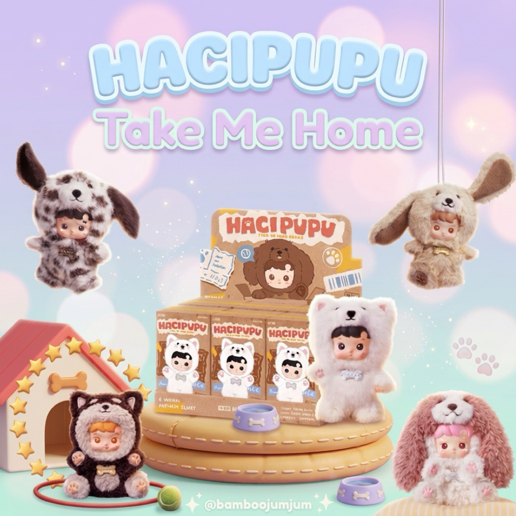 [พร้อมส่ง] พวงกุญแจฮาชิ Hacipupu Take me Home