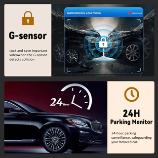 HILMAN [3กล้อง4K] Wifi Dash Cam กล้องติดรถยนต์ 3กล้อง ชัด FullHD ดูผ่านมือถือ รองรับบันทึกขณะจอด 24ชม บันทึกวนซ้ำ