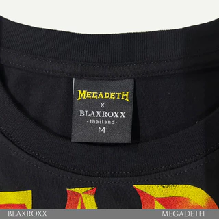 BLAXROXX | MEGADETH® | [MGD022] | เสื้อวง OVP สีจม | เสื้อยืดคอกลม แขนสั้น | สกรีนลายคมชัด ไม่หลุดลอก | Cotton100%