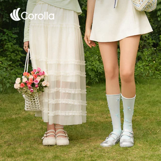7.19 Corolla Airlace รองเท้าผู้หญิง Mary Jane ลูกไม้ สายคาดคู่ ดีไซน์หวาน พื้นนุ่ม เบา ใส่สบาย กันลื่น