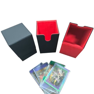 กล่องเก็บการ์ดเกรด PSA SGC BGS CGC กล่องใส่การ์ดสะสม หนัง PU ฝาแม่เหล็ก ใส่เคส UV Pokemon MTG NBA YuGiOh TCG พร้อมส่ง