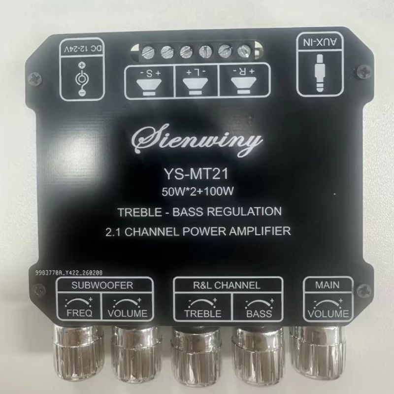 แอมป์จิ๋ว YS MT21 แท้ บลูทู ธ 5.0 50W * 2 +100W 2.1ช่องสัญญาณบลูทูธเครื่องข mt21แท้ AMP