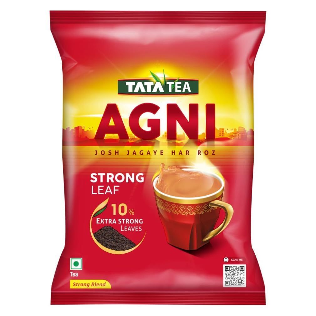 TATA TEA AGIN STRONG LEAF BLACK TEA POUCH 100G