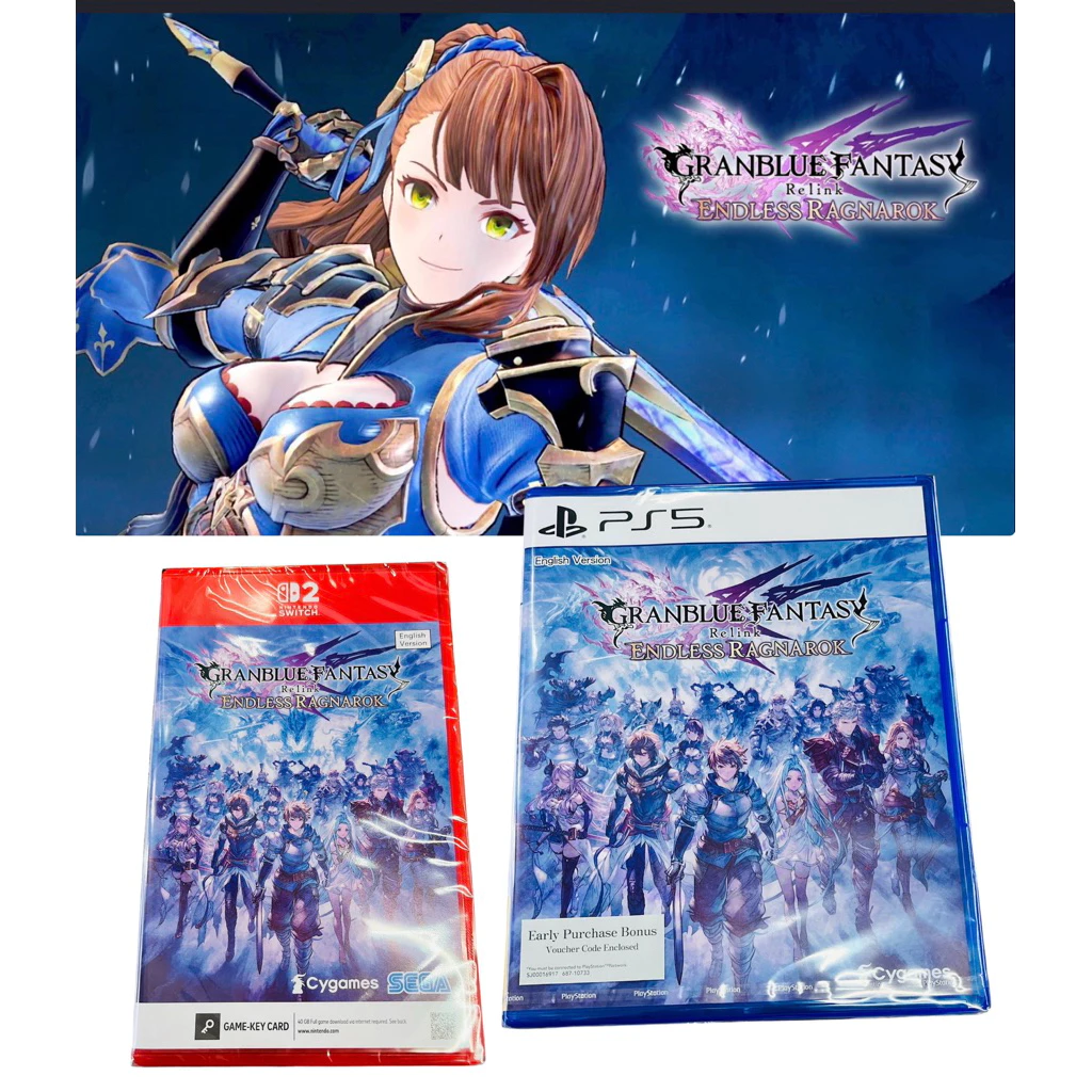 Ps5 Switch2 Games Granblue Fantasy: Relink - Endless Ragnarok (Zone3:Asia
