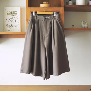 cat soup : belly up cat wide pants / กางเกงขาบานปักลาย ‘belly up cat’