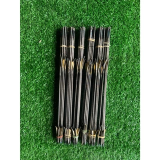 ลูกดอกปลา 2 เงี่ยงทองเหลือง ล็อคล่าาง ล็อคบน หัวพอก ขนาด 4 มิล พร้อมส่ง