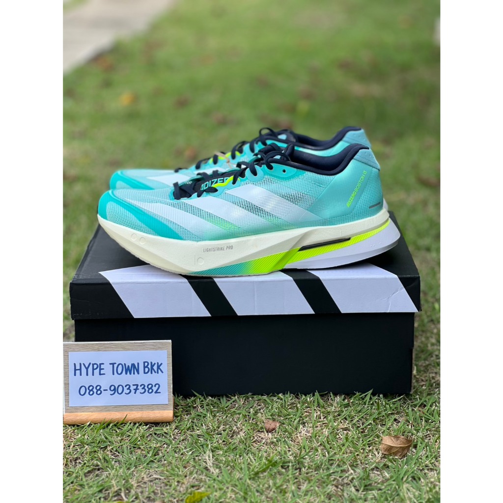 [ PREORDER ] รองเท้าวิ่ง adidas adizero boston 13 สี Blue Boston Marathon 2026 รหัส JS4945 มือ1 ของแ