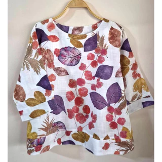 เสื้อลินินสลาฟ รอบอก 44 นิ้ว ผ้าเนื้อดี