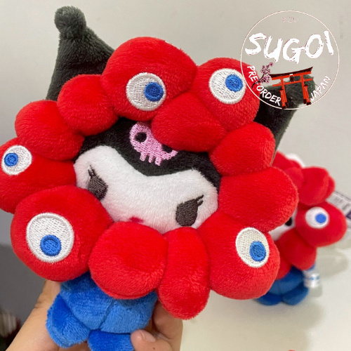 (ของแท้ 100% ) 🎌พวงกุญแจ Hello Kitty x MYAKU-MYAKU Official Mascot  Osaka Expo 2025