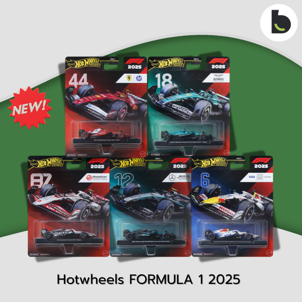 Hotwheels Premium F1 2025 NEW LOT!🔥