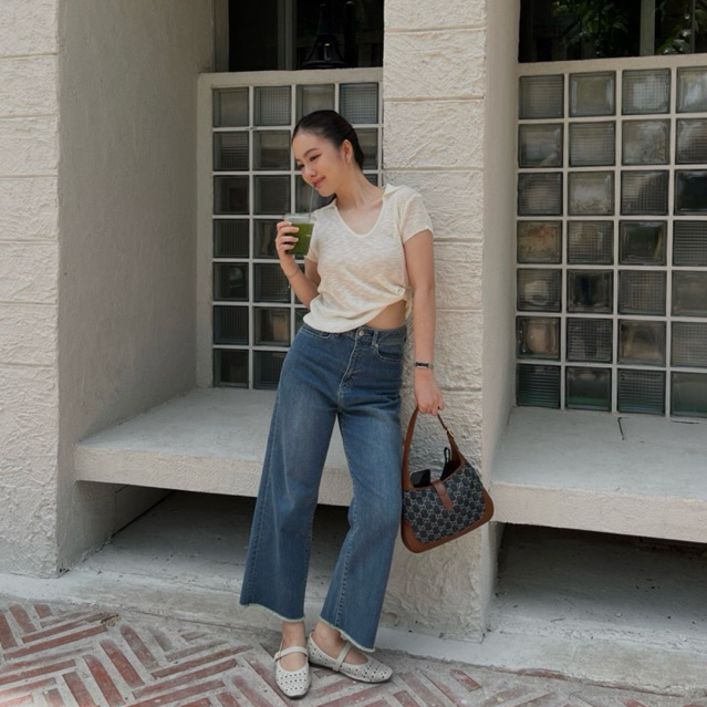 urban apparels | denim ep.1 in jim กางเกงยีนส์ขาเต่อผ้ายืดญี่ปุ่น ผ้ายืดได้เยอะ ใส่ตรงไซส์