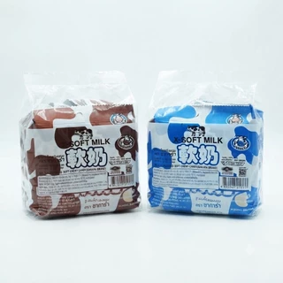 ลูกอมนมซาการ่า (Sakara X-Soft Milk) อร่อย คุ้ม นมวัวเต็มคำ มี 2 รสชาติ ขนาด 189 กรัม (ยกแพ็ก 12 ซอง)