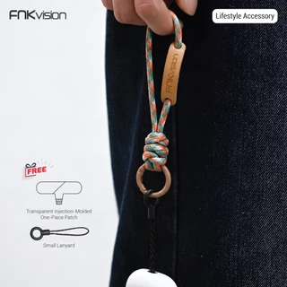 FNKvision พวงกุญแจเชือกถัก พวงกุญแจห้อยโทรศัพท์ สายคล้องโทรศัพท์มือถือ สายคล้องโทรศัพท์