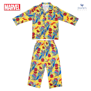 MARVEL SPIDER-MAN : Spider-Man (สไปเดอร์แมน) ชุดนอนเด็กชาย ลิขสิทธิ์แท้ [035414]