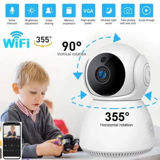 V380 กล้องวงจรปิดกล้องกันน้ำ 360 ° Wifi Night Vision Security IP 1080P 3MP 10X ซูมกล้องเด็ก