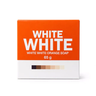 สบู่ไวท์ไวท์ สบู่ส้ม Light White สบู่ฟอกผิวกายขจัดขี้ไคล 65g.