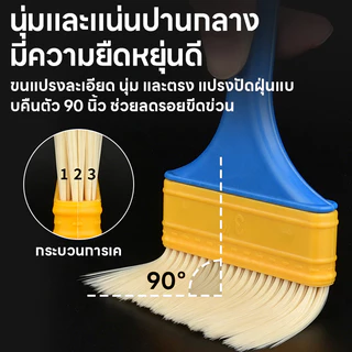 Maybuck แปรงทาสีบ้าน แปรงสี มีขนาด 1นิ้ว/2นิ้ว/3นิ้ว/4นิ้ว ทนทาน ขนไม่หลุดง่าย ขนนุ่ม เกรดพรีเพมี่ยม Paint Brush