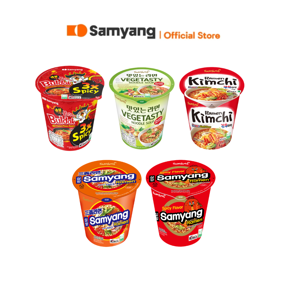 [แพ็ก 5 ซอง] Samyang Ramen ซัมยัง ราเมง เลือกรสชาติ
