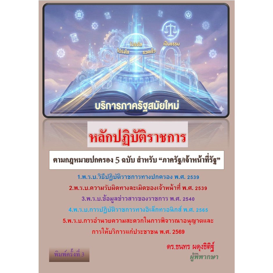 (ขายแพงกว่าราคาปก) หลักปฎิบัติราชการ ตามกฎหมายปกครอง 5 ฉบับ สำหรับ “ภาครัฐ/เจ้าหน้าที่รัฐ”