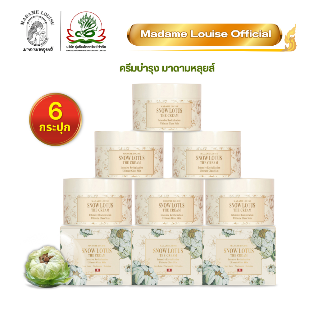 (สุดคุ้ม)มาดามหลุยส์ ครีมบำรุงบัวหิมะ/ ฟื้นฟูลดริ้วรอย Anti-Aging Premium Set*****