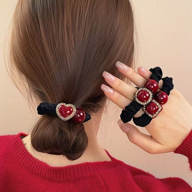 ของขวัญฟรีให้ลูกค้าของร้าน ยางมัดผมสวยเก๋ สร้อยข้อมือปลอดภัยและราบรื่น gift free