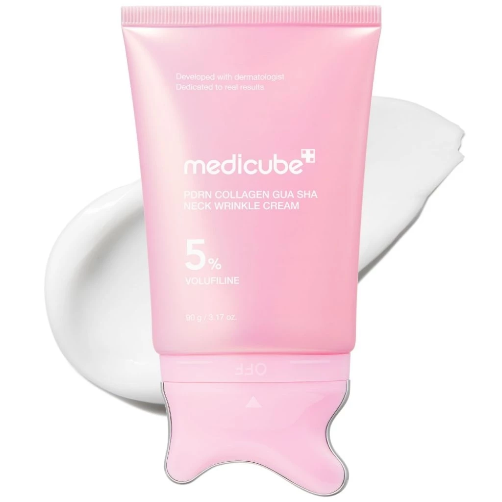 พร้อมส่ง New Medicube PDRN Collagen Gua Sha Neck Wrinkle Cream